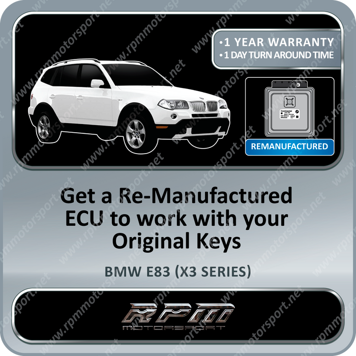 BMW E83 (X3 Series) BRAND NEW MSV80.1 Remanufactured ECU 03/2006 to 08/2010