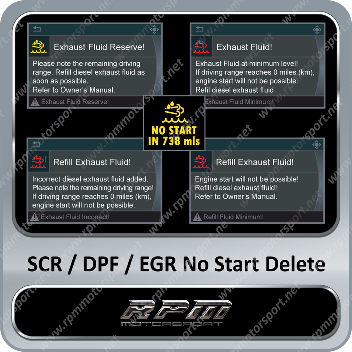 BMW F02 740LdX 2013 to 2015 SCR / DPF / EGR Delete