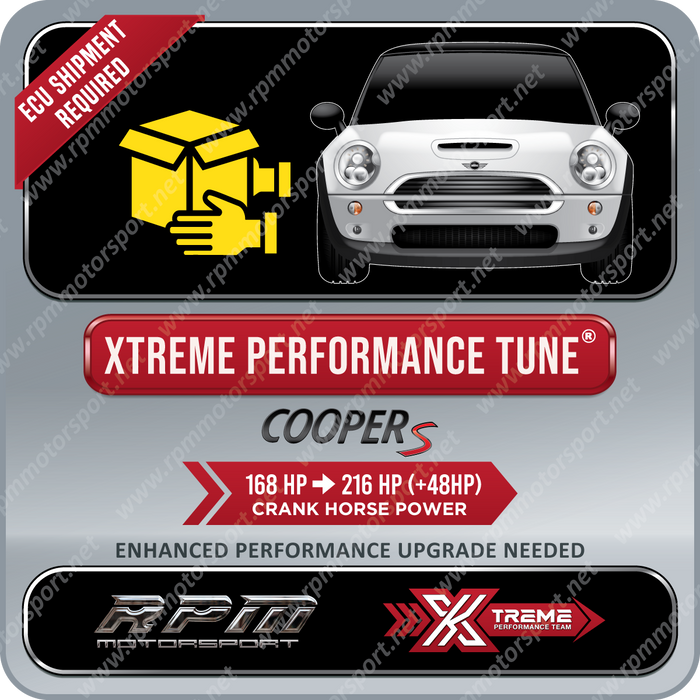 MINI Cooper S R53 W11 2000 to 2006 Rpm Motorsport Xtreme Tune