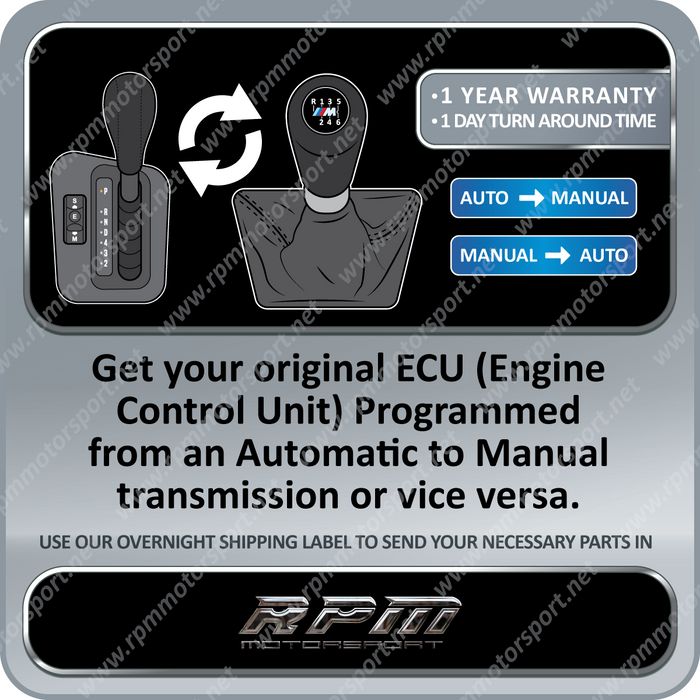 BMW 328i M3 528i Transmission Swap Conversion Software 1996 to 1999