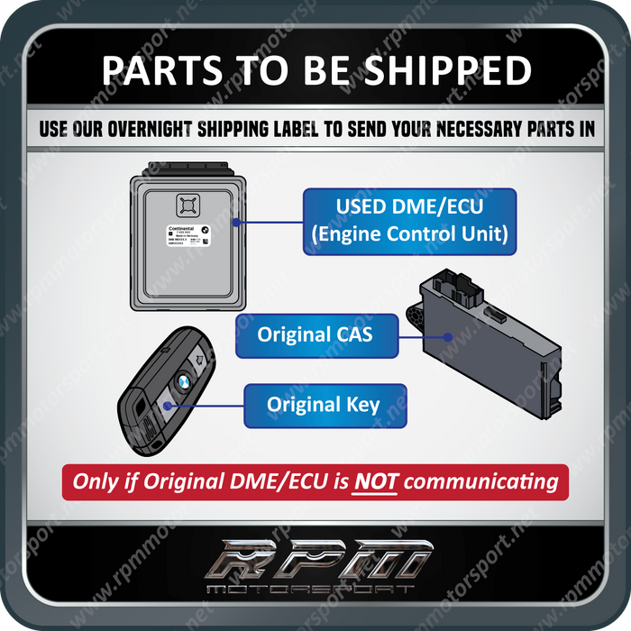 BMW X5 X6 E70 E71 N63 S63 Engine USED DME Programming MSD85.1 / MSD85.3