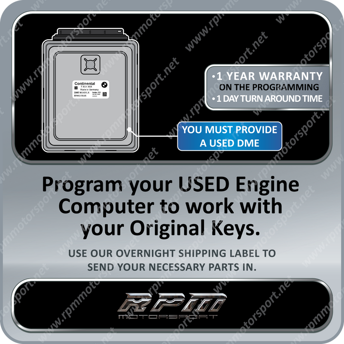BMW X5 X6 E70 E71 N63 S63 Engine USED DME Programming MSD85.1 / MSD85.3