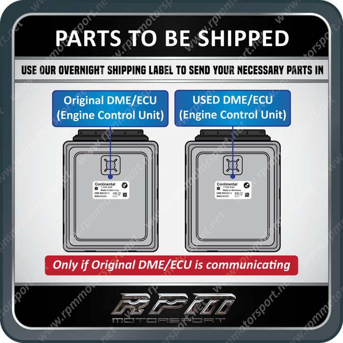BMW MSD85.0 MSD87 N63 N54 Engine F-Series USED DME Programming