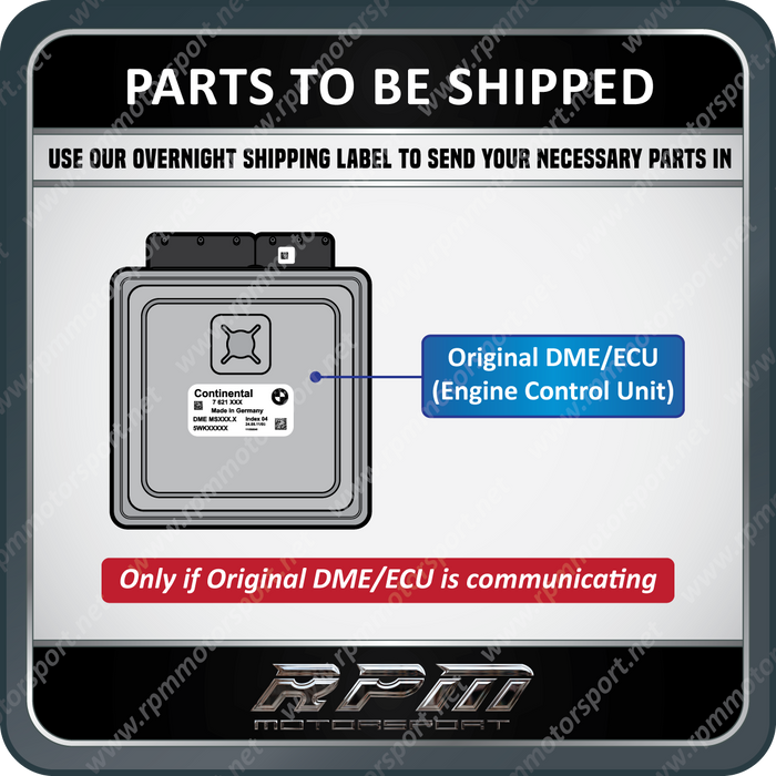 BMW X5M X6M E70 E71 LCI S63 Engine MSD85.3 Remanufactured DME (ECU)