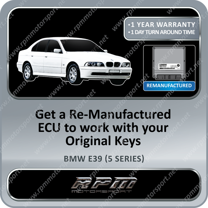 BMW E39 (5 Series) MSS52 Remanufactured ECU 03/1999 to 06/2003