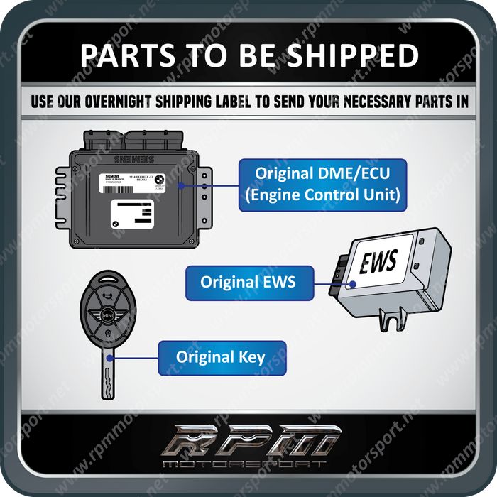 MINI COOPER (R50- R52 - R53) Years 2001 To 2008 RE-MAN ECU