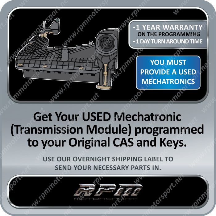 BMW E-Series E84 X1 / E89 Z4 GA8HP45X Mechatronics Gearbox Used EGS TCU programming service 8HP