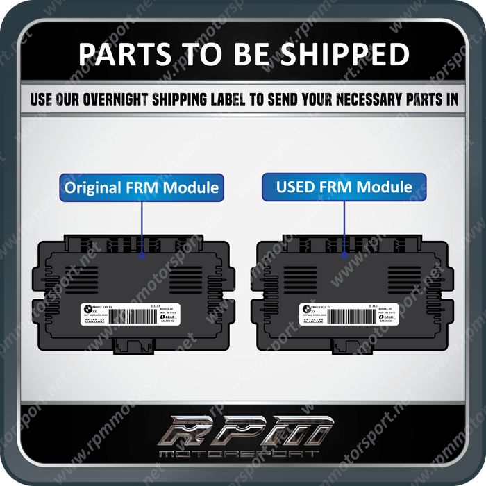 BMW / MINI COOPER USED FRM 2 FRM 3 (Footwell Module) Programming Service