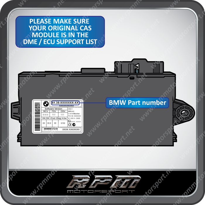 BMW Car Access System CAS3 Module Repair Service (Electrical Issues)