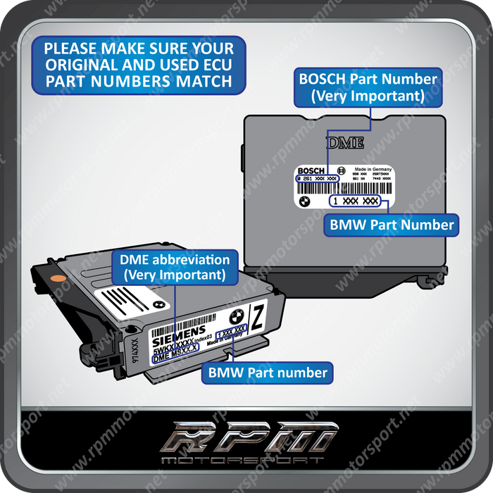 BMW DME - EWS Alignment USED DME Programming 01/95 to 09/99 Models Only
