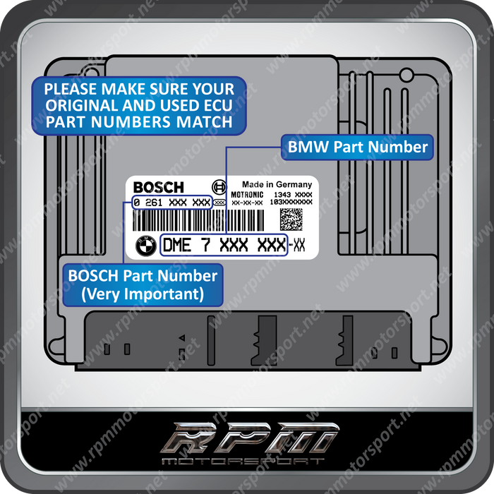 BMW E53 X5 4.4i 4.8is ME9.2 Used DME Programming 10/2003 to 10/2006