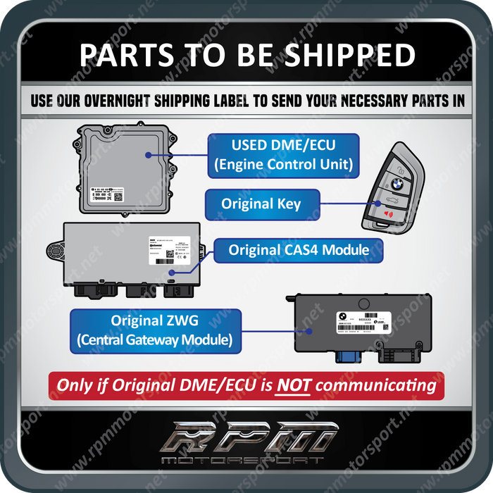 BMW F-Series N20 N26 N55 S63N S55 Engine Used DME Programming