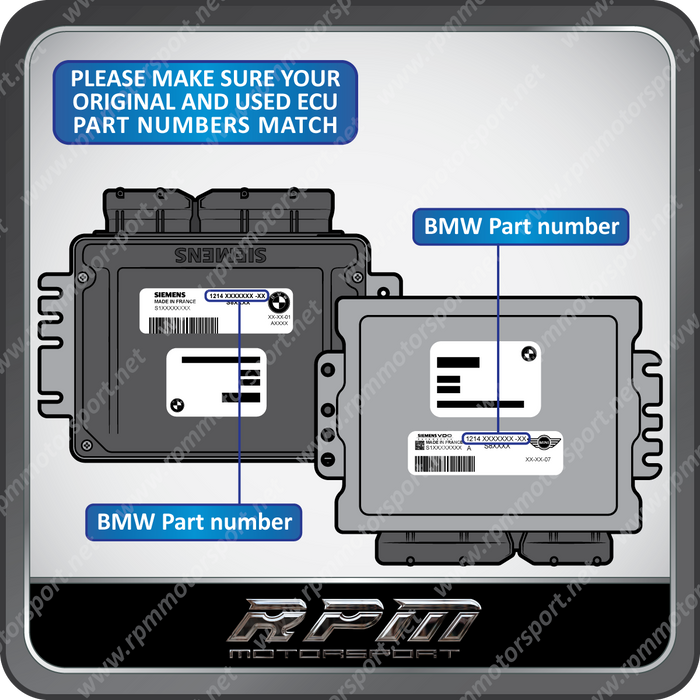 Mini Cooper R50/R53 Used ECU Programming 09/2000 to 11/2006