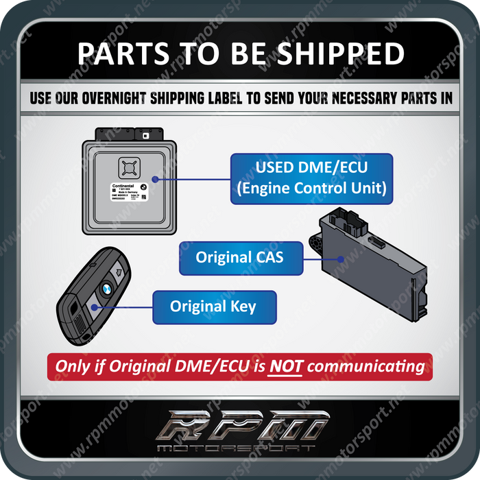 BMW MSD80 / MSD81 E90 E60 E87 E89 Z4 USED DME PROGRAMMING