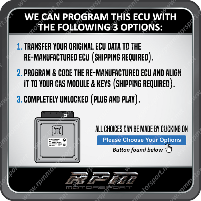 BMW E82 E88 (1 Series) MSD80 Remanufactured ECU 01/2007 to 08/2008