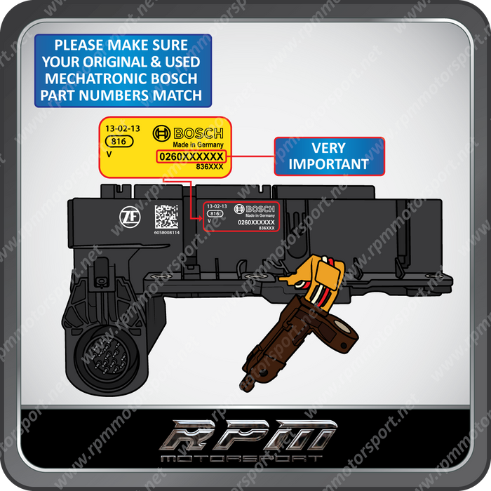 BMW GA6HP26Z or GA6HP19Z F01 F02 7 Series Mechatronic Gearbox USED EGS TCU programming service 6HP