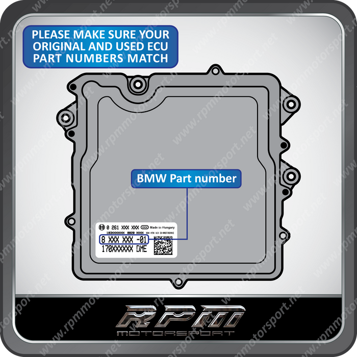 BMW F-Series N20 N26 N55 S63N S55 Engine Used DME Programming