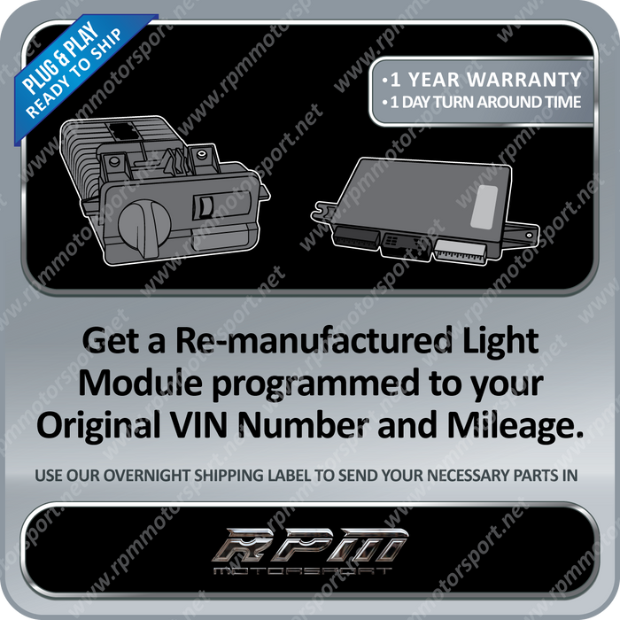 BMW E39 E38 X5 Remanufactured Ready to Go LCM's (Light Module)