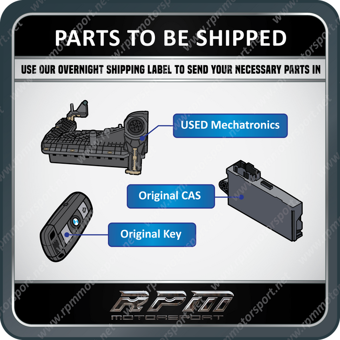 BMW E-Series E84 X1 / E89 Z4 GA8HP45X Mechatronics Gearbox Used EGS TCU programming service 8HP