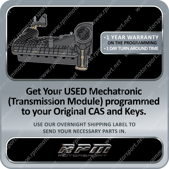 BMW GS7D36SG ///M Series type F-series Mechatronic Gearbox DSG Getrag USED EGS TCU programming service