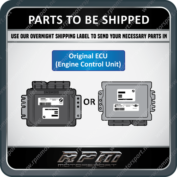 ALL MINI Cooper / Cooper S Models from 2001 to 2008 EWS Delete Service - Rpm Motorsport