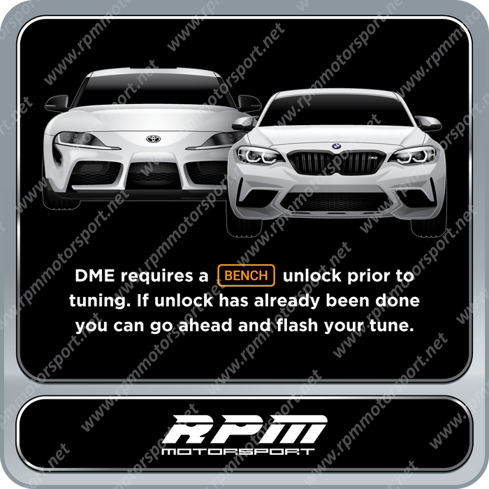 BMW / Supra F & G Series B48 B58 up to 06/2024 DME BENCH UNLOCK