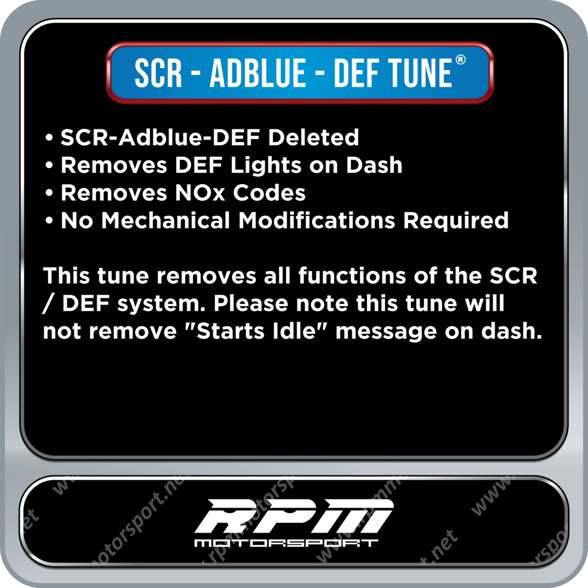 Mercedes Benz Sprinter Van W906 2500 / 3500 SCR / DPF / EGR Delete (ED ...