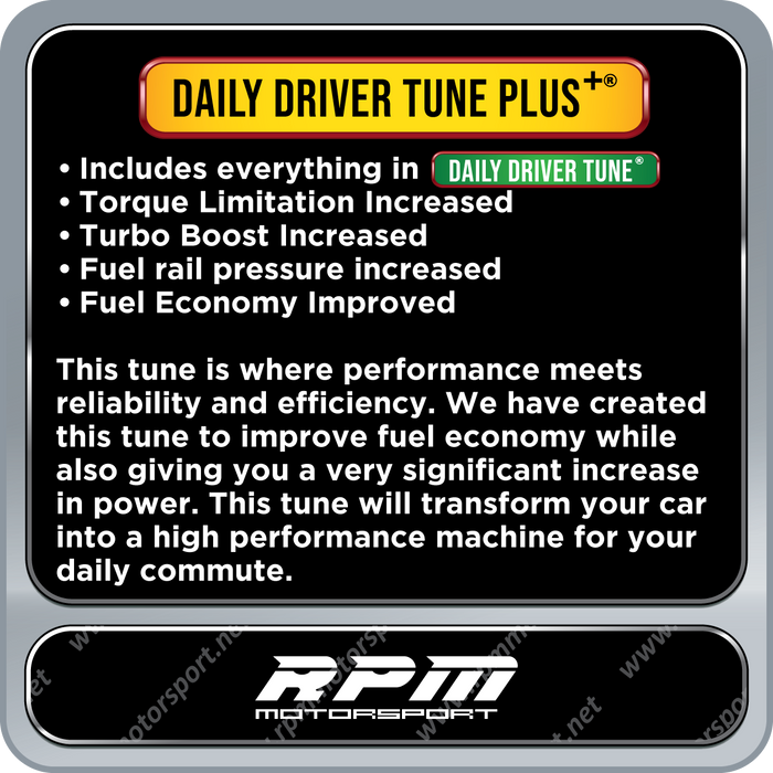 Audi A3 2.0L TDI 2010 to 2013 Rpm Motorsport Tune