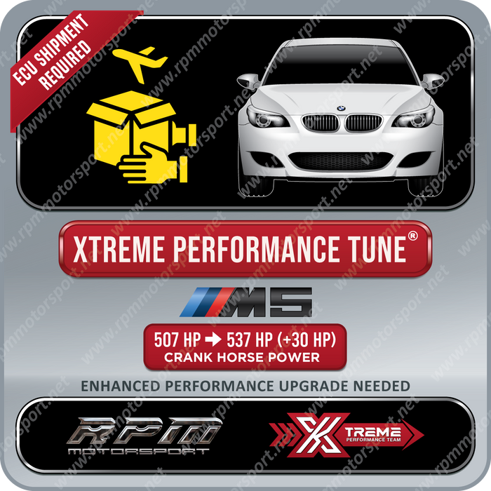 BMW M5 S85 2005 to 2009 Rpm Motorsport Xtreme Performance Tune