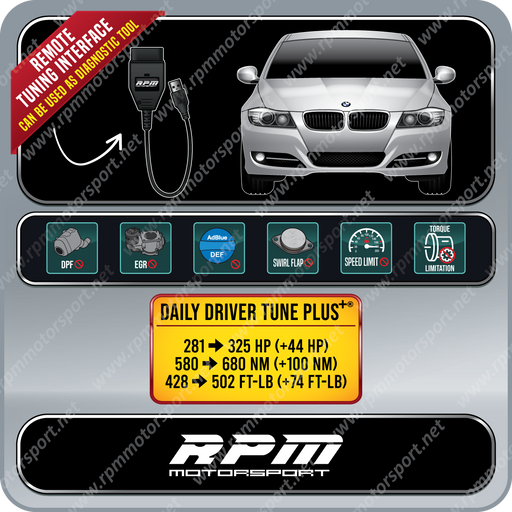 BMW E90 335d Years 2008 to 2011 Rpm Motorsport TRI Tuning Bundle