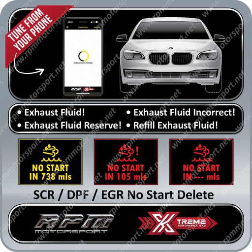 BMW F02 740LdX 2013 to 2015 SCR / DPF / EGR Delete