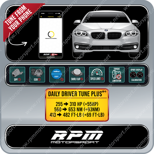 BMW F10 LCI 535d 535dX Years 2013 to 02/2015 Rpm Motorsport TRI Tuning Bundle