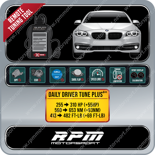 BMW F10 LCI 535d 535dx Years 03/2015 to 2016 Rpm Motorsport TRI Tuning Bundle