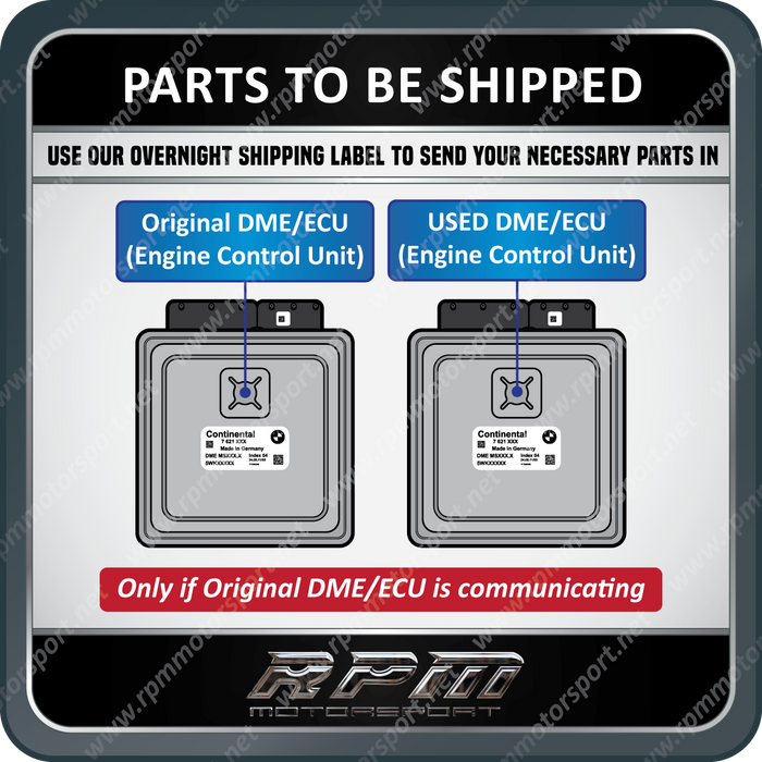 BMW E-Series MSV80.1, MSD80, MSD81, MSD85.1 Used ECU Cloning Service