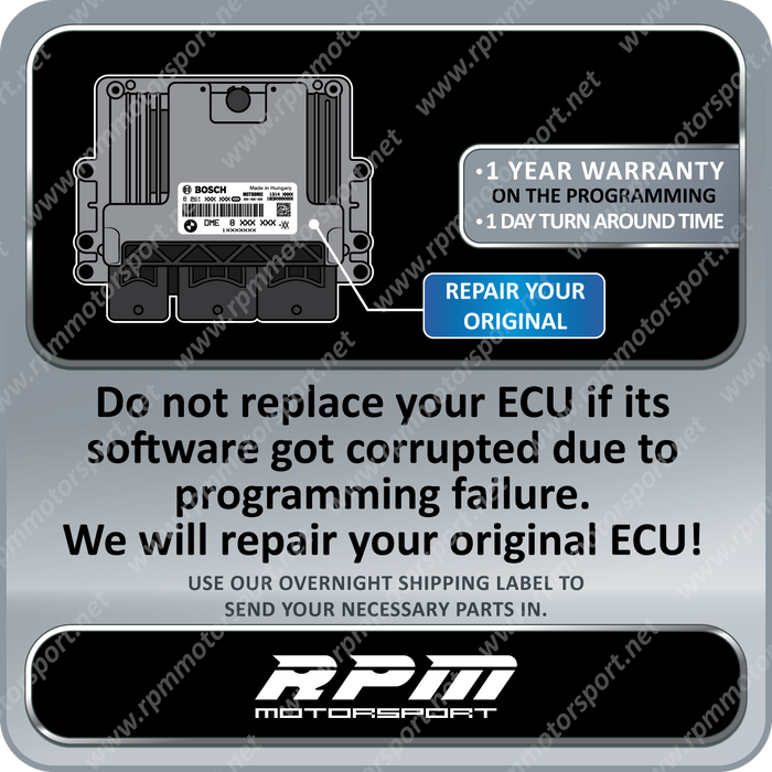 MINI Cooper DME Revival Service (Bricked) R56 / R60 Years 2007 to 2016