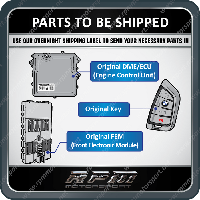 BMW DME Revert to Stock Programming Service [F-Series]