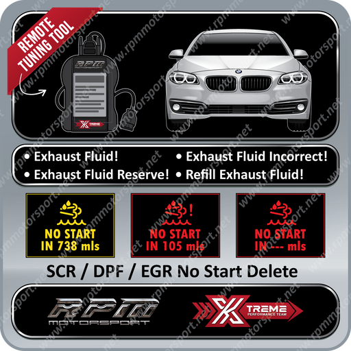 BMW F10 LCI 535d 535dX Years 03/2015 to 2016 SCR / DPF / EGR Delete