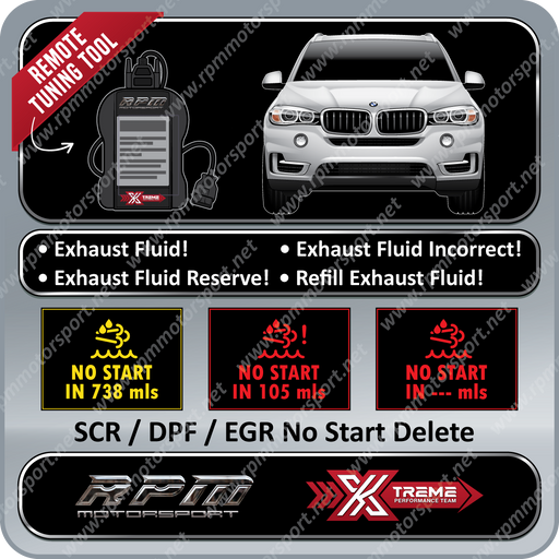 BMW X5 xDrive35d 3.0sd F15 Years 2013 TO 2018 SCR / DPF / EGR Delete