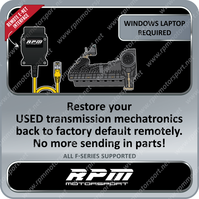 BMW USED Gearbox or Mechatronic Factory Default REMOTE Programming ALL F SERIES!