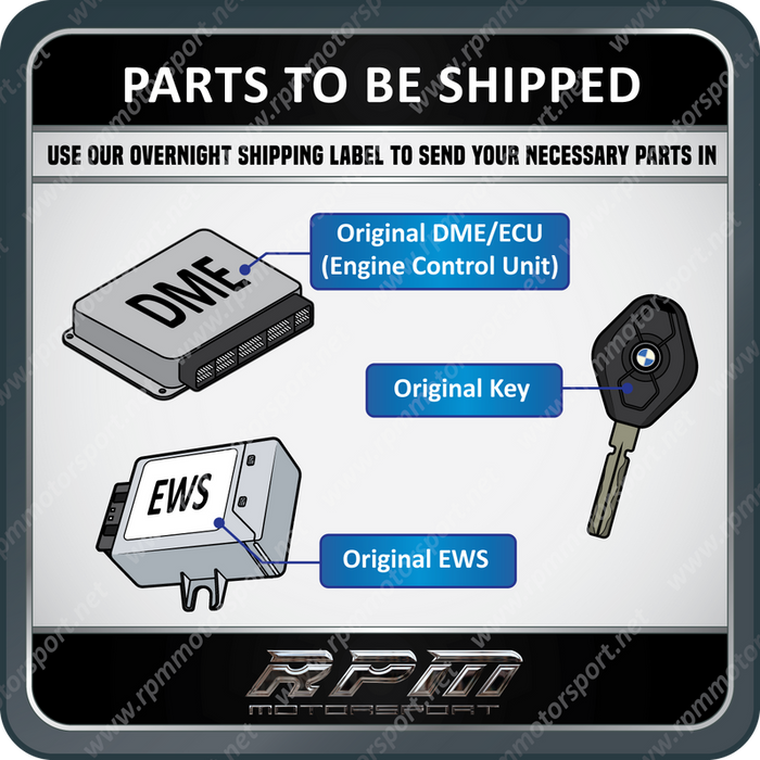 BMW E38 (7 Series) E39 (5 Series) ME5.2.1 EWS Delete Service - Rpm Motorsport