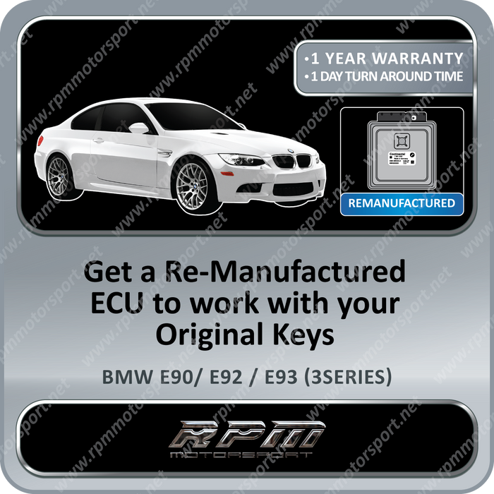 BMW E90 E92 (3 Series) MSV80 Remanufactured ECU 01/2007 to 10/2013