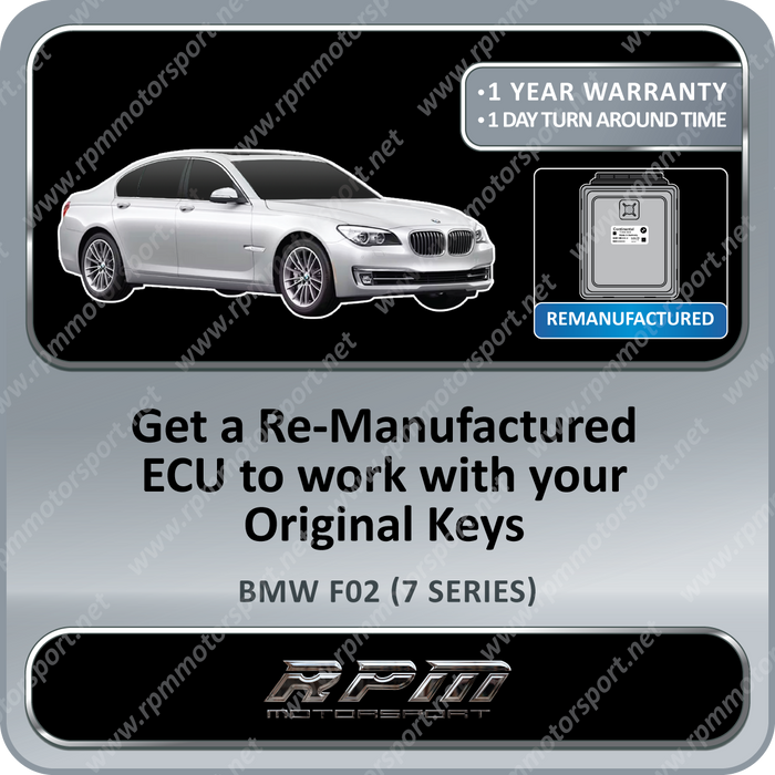BMW F01 / F02 (7-Series) MSD85.0 Remanufactured DME (ECU) N63 Engine F-Series