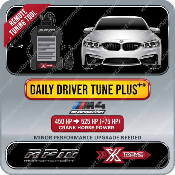 BMW M4 COMPETITION Daily Driver Tune Plus Rpm Motorsport Tune Image