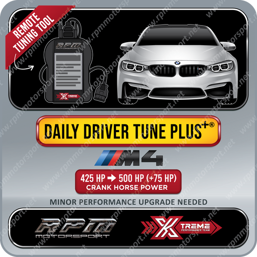 BMW M4 S55 Daily Driver Tune Plus Rpm Motorsport Tune Image.