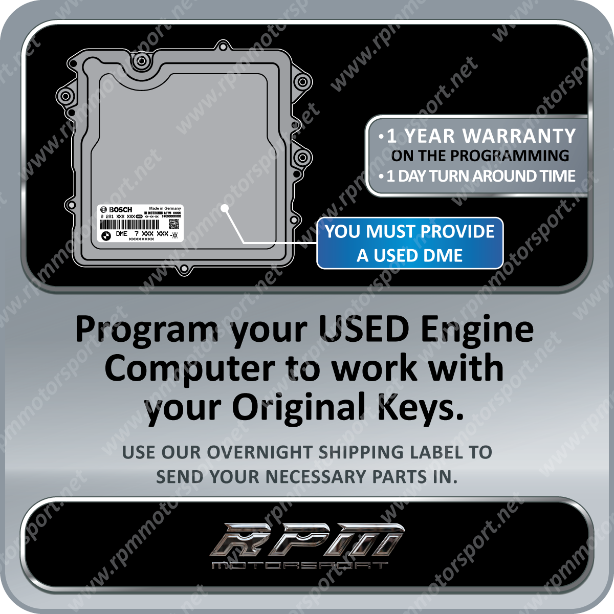 BMW_N55_USED_DME_PROGRAMMING. BMW_N55_USED_DME_PROGRAMMING.