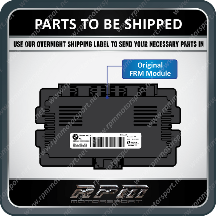 BMW / MINI FRM3 FRM3R (Footwell Module 3) Repair Service (No Communication error)