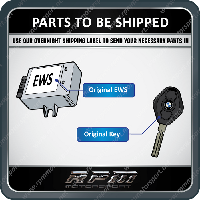 BMW E39 (5 Series) 528i 530i 540i Remote Key 1995 to 2001