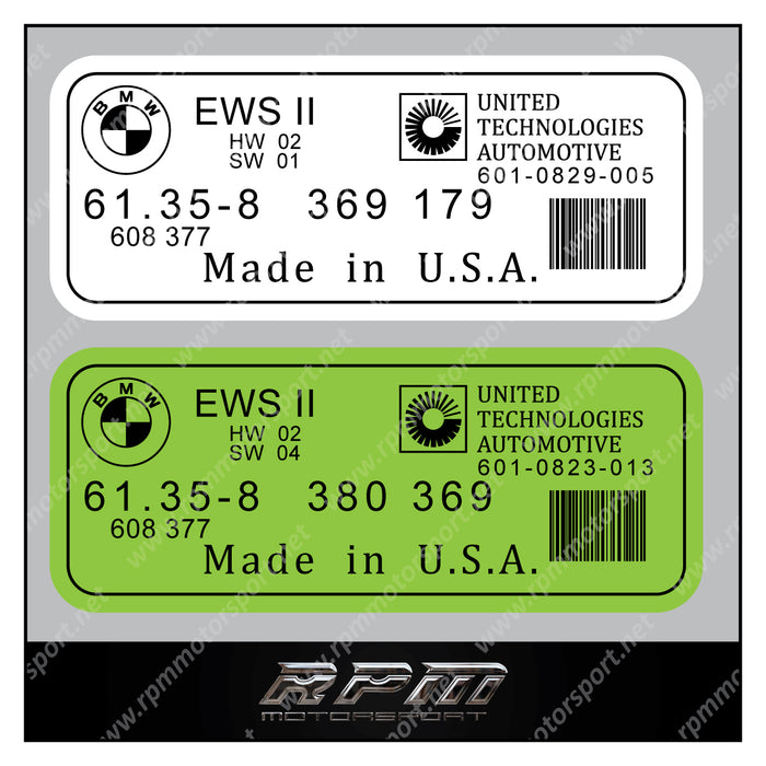BMW EWS 2 KIT E39 E38 E36