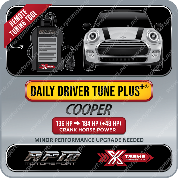 MINI COOPER NON S TURBO Daily Driver Tune Plus Rpm Motorsport Tune Image.