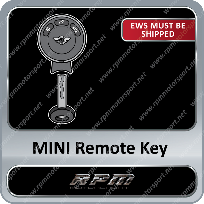 MINI Cooper / Cooper S R55 R56 R57 R58 R60 Remote Key 2007 to 2016